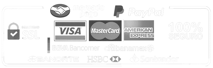 Métodos de pago: Mercado Pago, PayPal y tarjetas bancarias